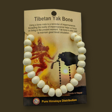 Load image into Gallery viewer, Tibetan Yak Bone Mala - Bracelet - Nepal