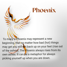 Load image into Gallery viewer, Phoenix with human silhouette - Metal Art