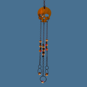 Spirit's Whisper - Skull - Sun Catcher