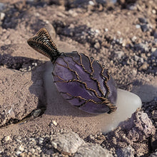 Load image into Gallery viewer, Tree of life Copper wrapped Amethyst - Pendant