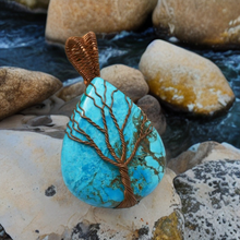 Load image into Gallery viewer, Copper wrapped Tree of life - Pendant