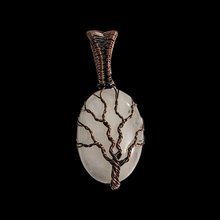 Load image into Gallery viewer, Copper tree of life  - Moonstone - Pendant