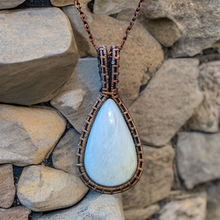 Load image into Gallery viewer, Scolecite, Copper Necklace - Echo of a Stone