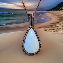 Load image into Gallery viewer, Scolecite, Copper Necklace - Echo of a Stone