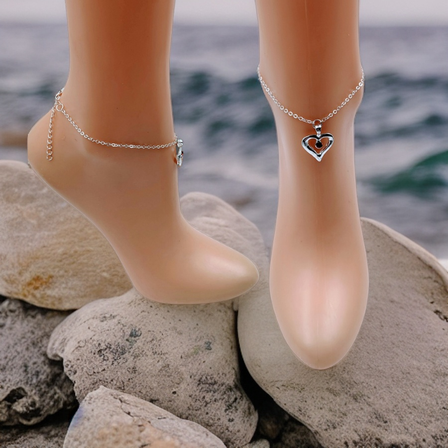 Anklet - heart