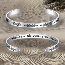 Load image into Gallery viewer, Hidden inspirational BRACELET -Friends are the Family we choose