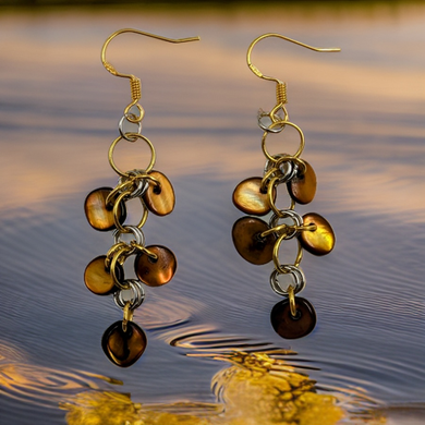 Tiger Eye - Earrings - Echo of a Stone