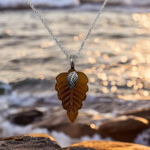 Leaf Agate - Necklace