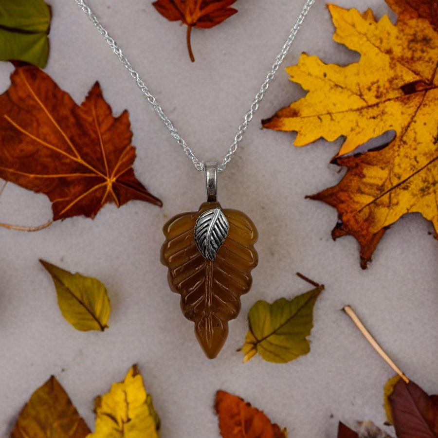 Leaf Agate - Necklace