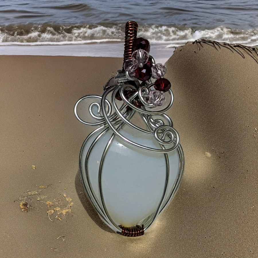 Heart Opalite - Necklace