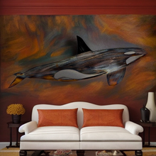 Load image into Gallery viewer, Orca, Metal Art