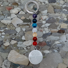 Load image into Gallery viewer, Chakra - Norse - Tree of Life Keychain