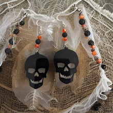 Load image into Gallery viewer, Skull - Halloween - Earrings