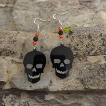 Load image into Gallery viewer, Skull - Halloween - Earrings