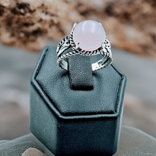 Load image into Gallery viewer, Silver, Rose Quartz, Ring