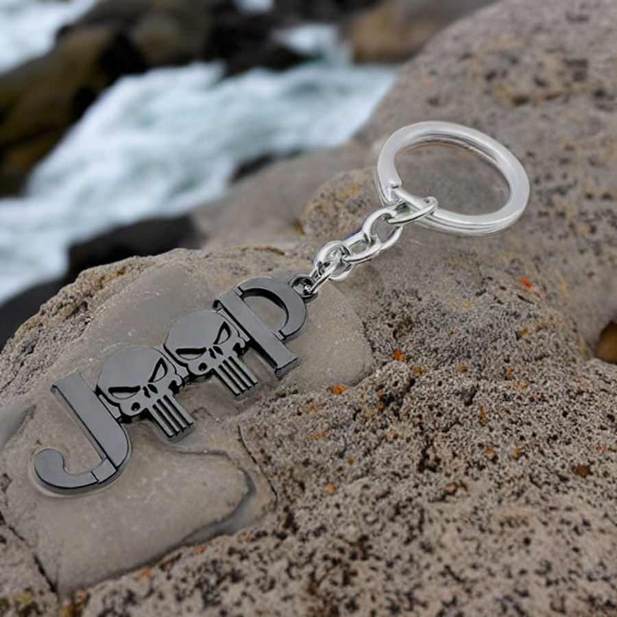 Jeep - Skull- Keychain