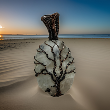 Load image into Gallery viewer, Tree of life, Copper wrapped, Moonstone, Pendant