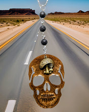 Load image into Gallery viewer, The mystic Traveler -Rear view mirror - Skull &amp; Mushroom - air freshener