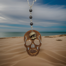 Load image into Gallery viewer, Rear view mirror - Skull &amp; Mushroom - air freshener