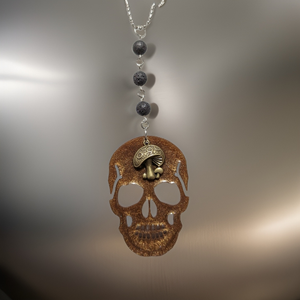 Rear view mirror - Skull & Mushroom - air freshener