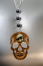 Load image into Gallery viewer, The mystic Traveler -Rear view mirror - Skull &amp; Mushroom - air freshener