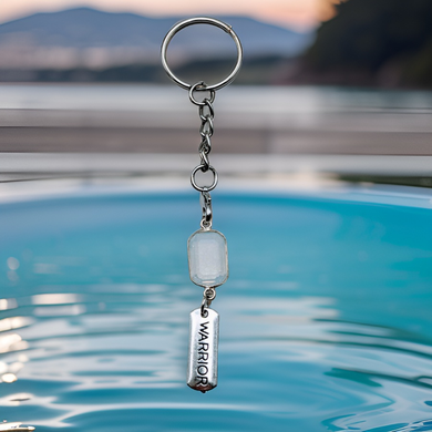 Opalite Warrior Keychain - Echo of a Stone