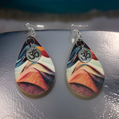 Om sunrise  - Earrings