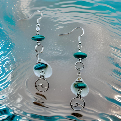 Shell & Wave - Earrings