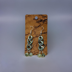 Prehnite - Earrings
