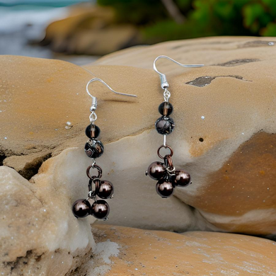 Earrings - Smokey Quartz