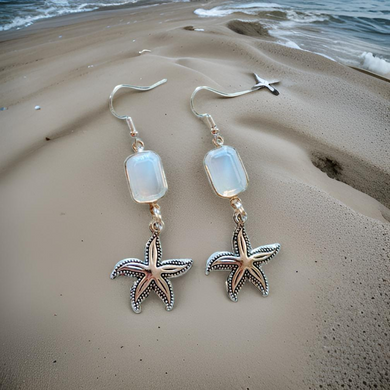 Opalite Starfish -  Earrings