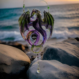 Dragon - skull - Sun catcher