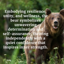 Load image into Gallery viewer, Amethyst Bear with bonsai style tree
