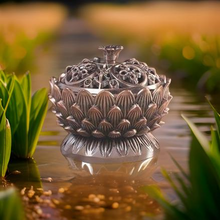 Load image into Gallery viewer, Bronze -  Lotus Incense - Cones Burner