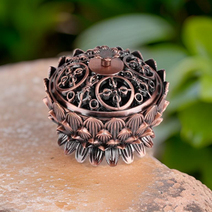 Bronze -  Lotus Incense - Cones Burner