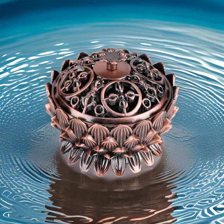 Bronze -  Lotus Incense - Cones Burner