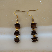 Load image into Gallery viewer, Tiger Eye Necklace &amp; Earrings, Set