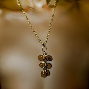 Tiger Eye Necklace & Earrings, Set