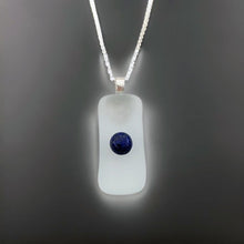 Load image into Gallery viewer, The Wisdom of the Tides - Sea Glass - Lapis lazuli - Necklace