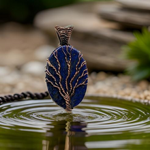 Load image into Gallery viewer, Copper, Tree of life lapis lazuli, Pendant