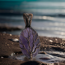 Load image into Gallery viewer, Tree of life Copper wrapped Amethyst - Pendant