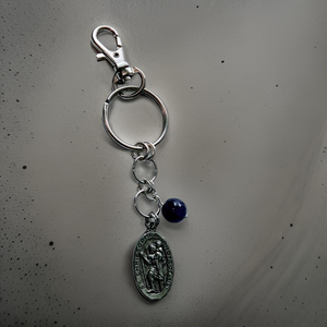 Keychain - St.Christopher -Protect us