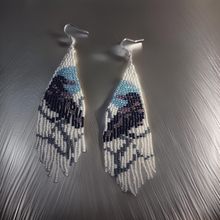 Load image into Gallery viewer, The Raven&#39;s Talisman - Beaded - Earrings