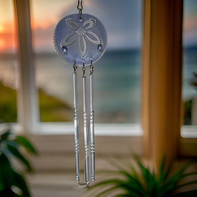 Sand dollar - Wind chime - Sun catcher