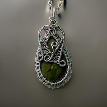 Load image into Gallery viewer, Necklace - Dragon blood jasper