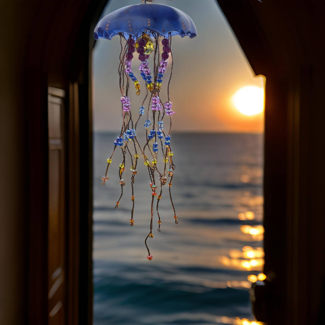 Jellyfish - Sun Catcher - Raven Stone