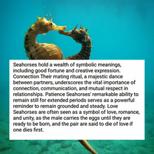 Load image into Gallery viewer, The Tide of Renewal - Sea Glass - Seahorse - Suncatcher