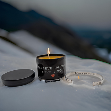 Candle and Bracelet -  Gift Set