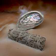 Load image into Gallery viewer, Abalone shell with white sage kit