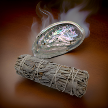 Load image into Gallery viewer, Abalone shell with white sage kit